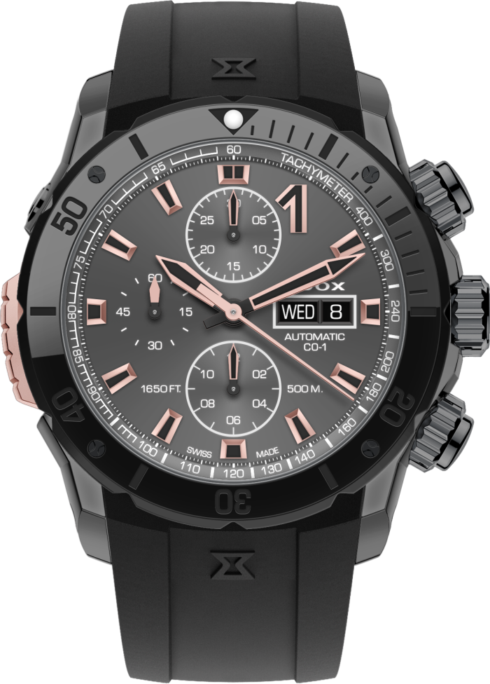 Edox CO-1 Chronograph Automatic With Bezel Lock