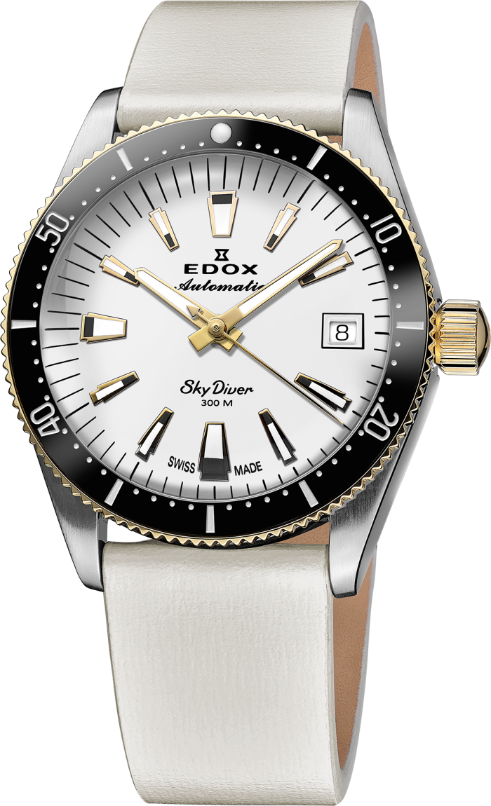 Edox SkyDiver Date Automatic 38mm Lady Special Edition