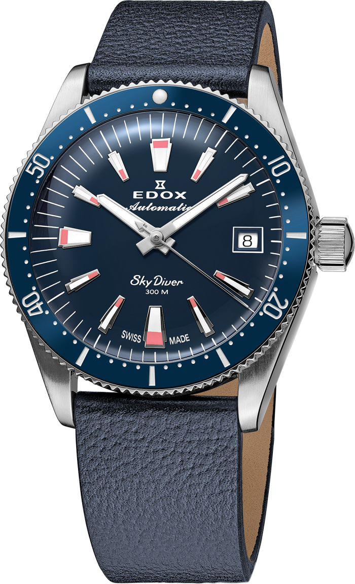 Edox SkyDiver Date Automatic 38mm Lady Special Edition