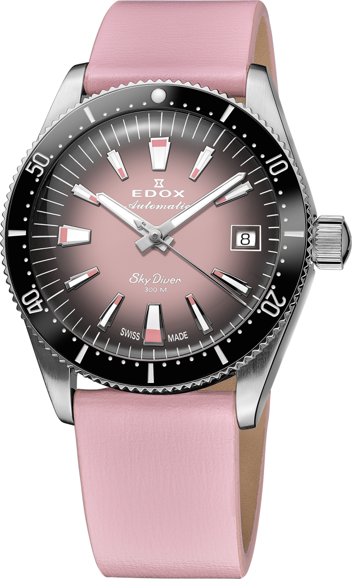 Edox SkyDiver Date Automatic 38mm Lady Special Edition