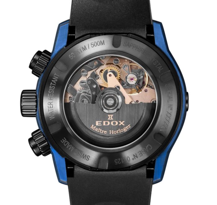 Edox CO-1 Blå Carbon - Bilde 2