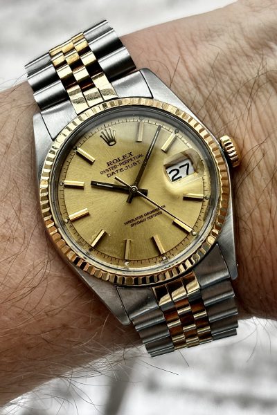 Rolex Datejust Two Tone Ref 1601 fra 1978