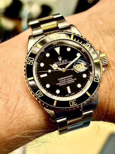 Solgt! Rolex Submariner Date 16613