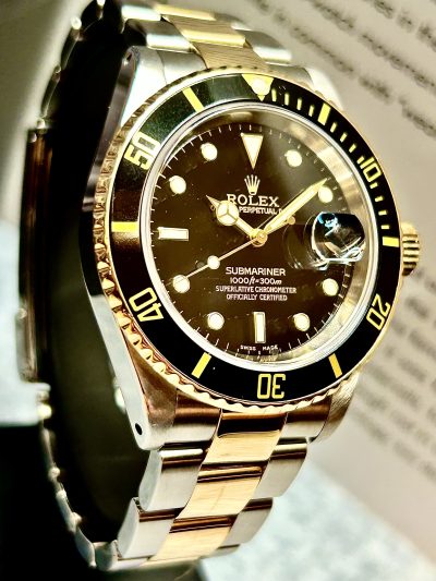 Solgt! Rolex Submariner Date 16613 - Bilde 10