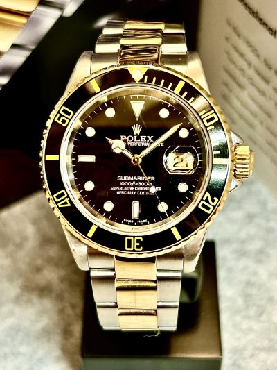 Solgt! Rolex Submariner Date 16613 - Bilde 12