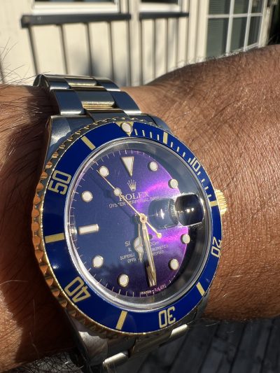 Solgt. Ny på vei inn:) Rolex Submariner Date 16613LB – “Bluesy” - Bilde 2