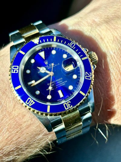 Solgt. Ny på vei inn:) Rolex Submariner Date 16613LB – “Bluesy” - Bilde 3