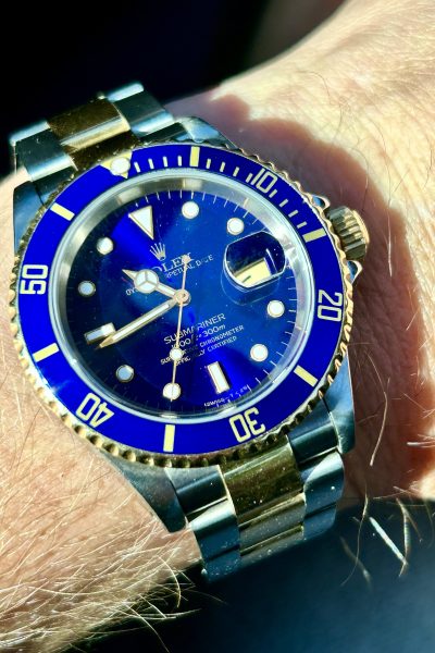 Solgt. Ny på vei inn:) Rolex Submariner Date 16613LB – “Bluesy”