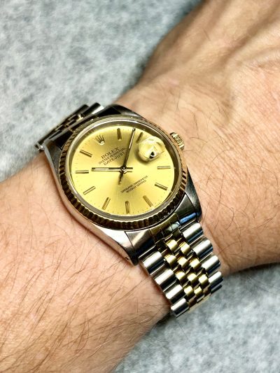 Rolex Datejust 16233 Tow Tone 1993 mod - Bilde 7