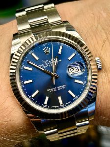 Solgt. Ny på vei inn. Rolex Datejust 41 – Ref. 126334 (2017)