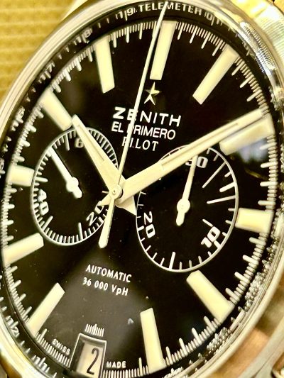 Zenith El Primero Pilot meget pen! - Bilde 9