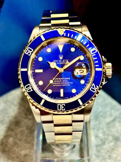SOLGT!! Rolex Submariner Date 16613 – “Bluesy” – 1993 - Bilde 2