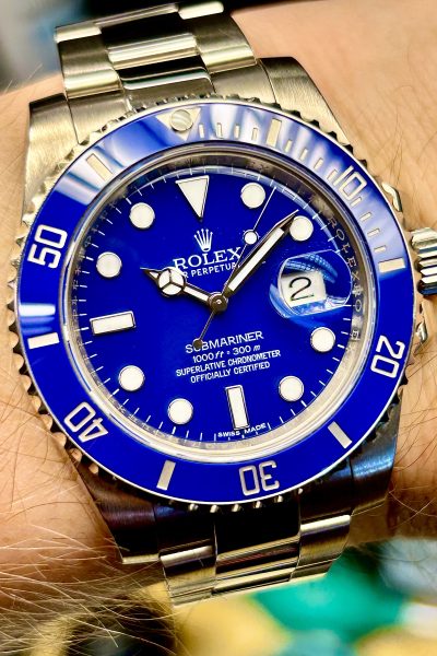 Rolex Submariner Date “Smurf” 116619LB