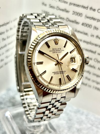 Rolex i stål og hvitt gull Ref 1601 fra 1971 - Bilde 11