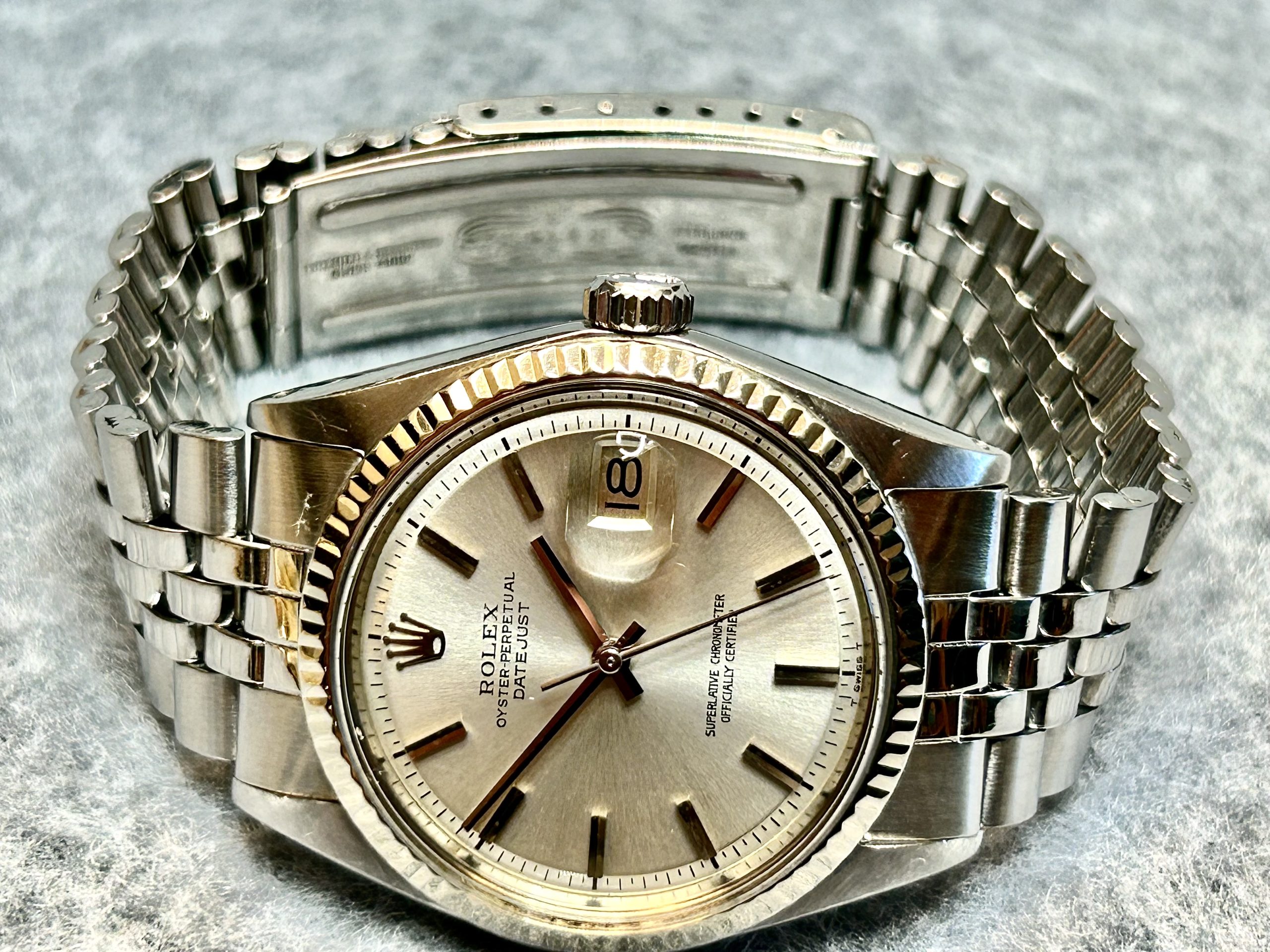 Rolex i stål og hvitt gull Ref 1601 fra 1971 - Bilde 7
