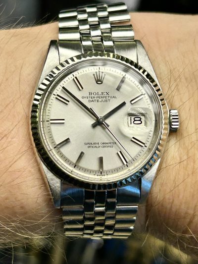 Rolex i stål og hvitt gull Ref 1601 fra 1971 - Bilde 2