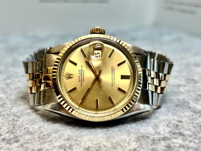 SOLGT!! Rolex Datejust Two Tone Ref 1601 fra 1970 - Bilde 8