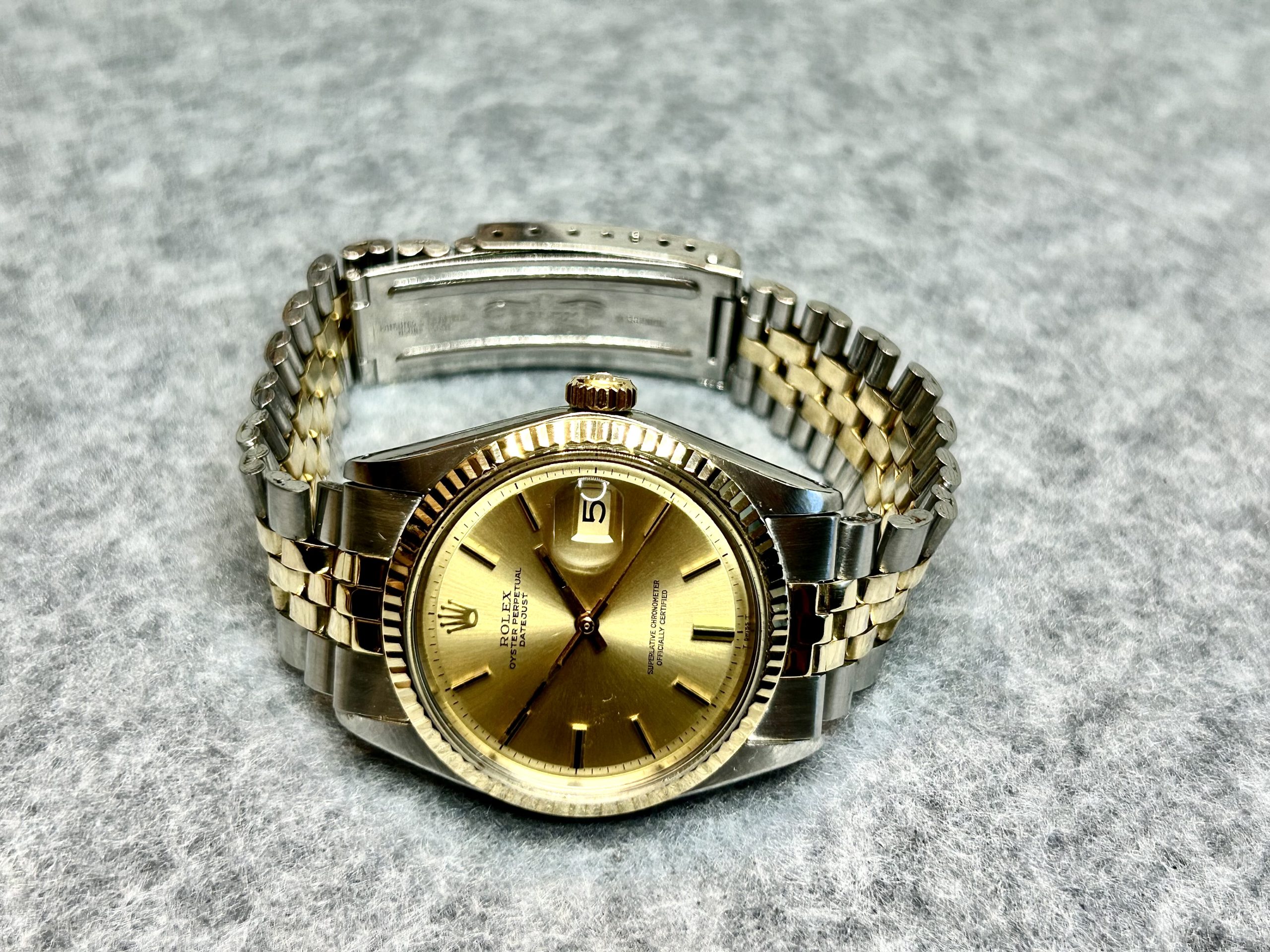 SOLGT!! Rolex Datejust Two Tone Ref 1601 fra 1970 - Bilde 7