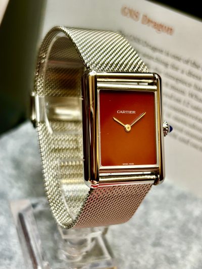 Cartier Tank Must – Burgundy Dial - Bilde 5