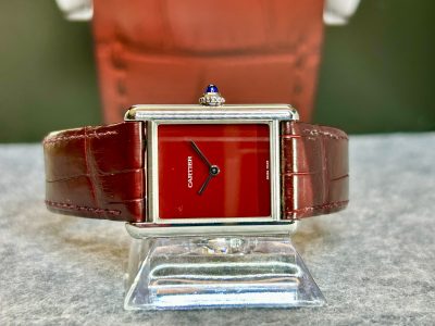 Cartier Tank Must – Burgundy Dial - Bilde 12