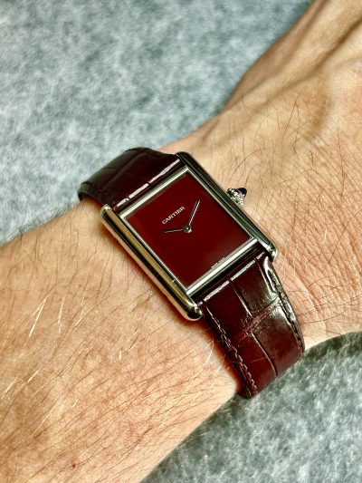 Cartier Tank Must – Burgundy Dial - Bilde 13