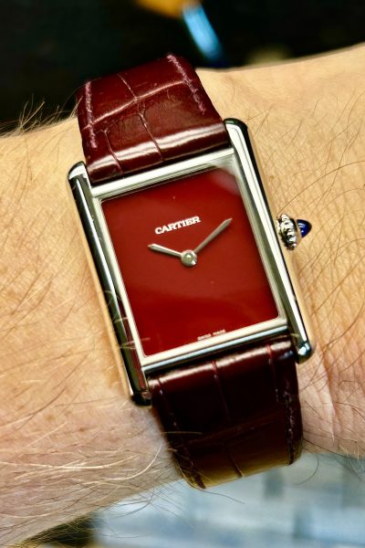 Cartier Tank Must – Burgundy Dial