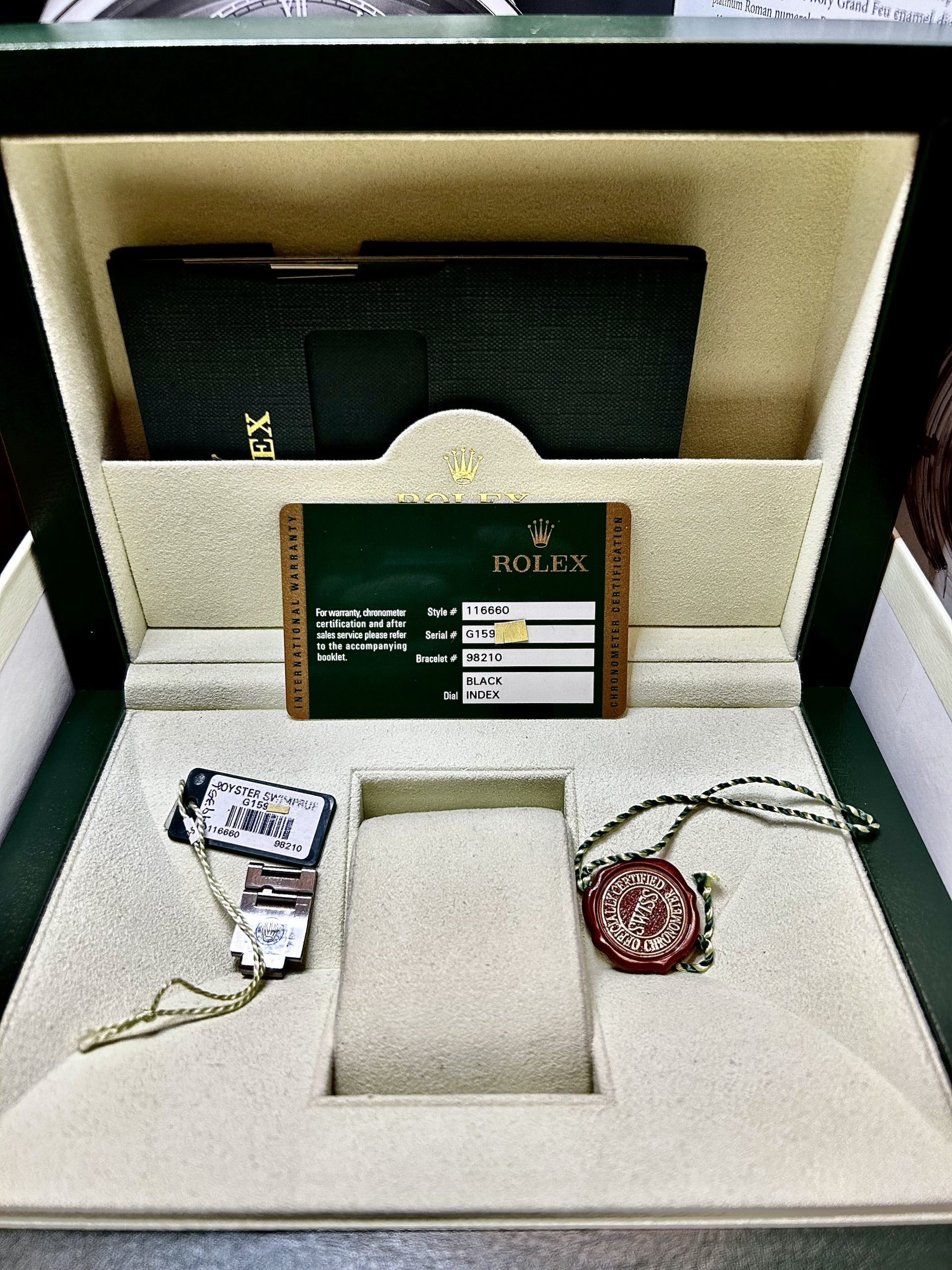 Rolex Sea-Dweller 116660 – 2010 - Bilde 8