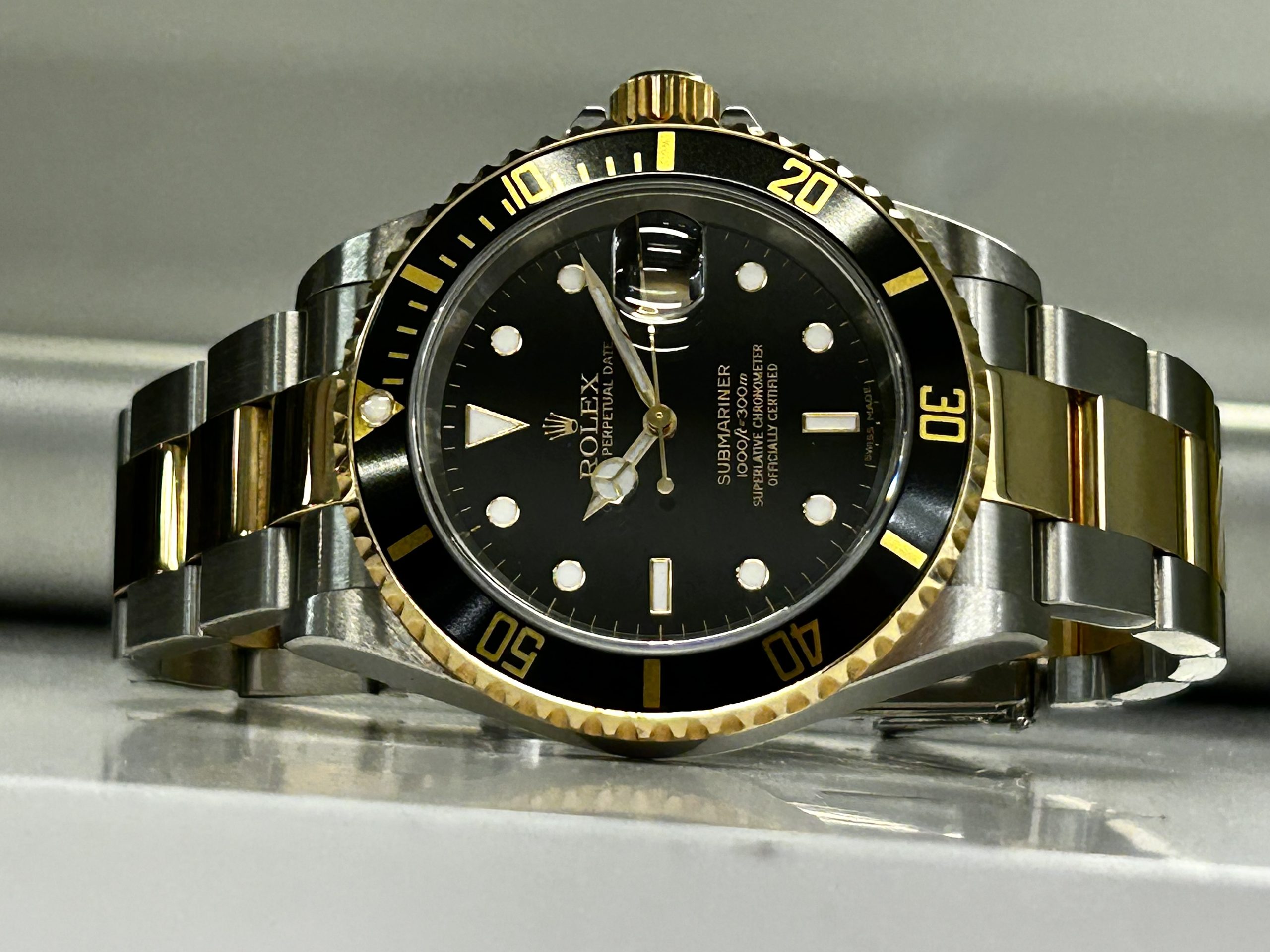 Solgt. Ny på vei inn. Rolex Submariner Date 16613LN – Stål/Gull 2007 - Bilde 11