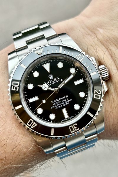Solgt - ny på vei inn. Rolex Submariner 114060 – 2017