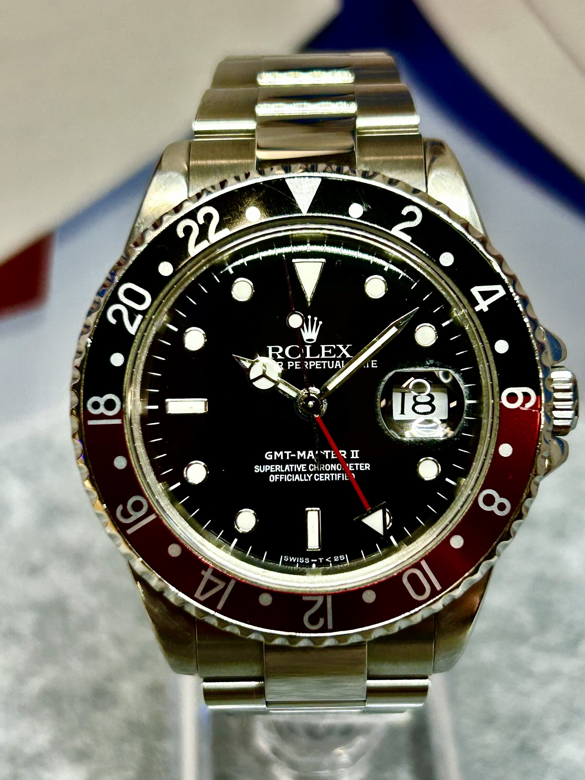 Solgt - Rolex GMT-Master II “Coke” – 1993-modell | Strøkent eksemplar - Bilde 19