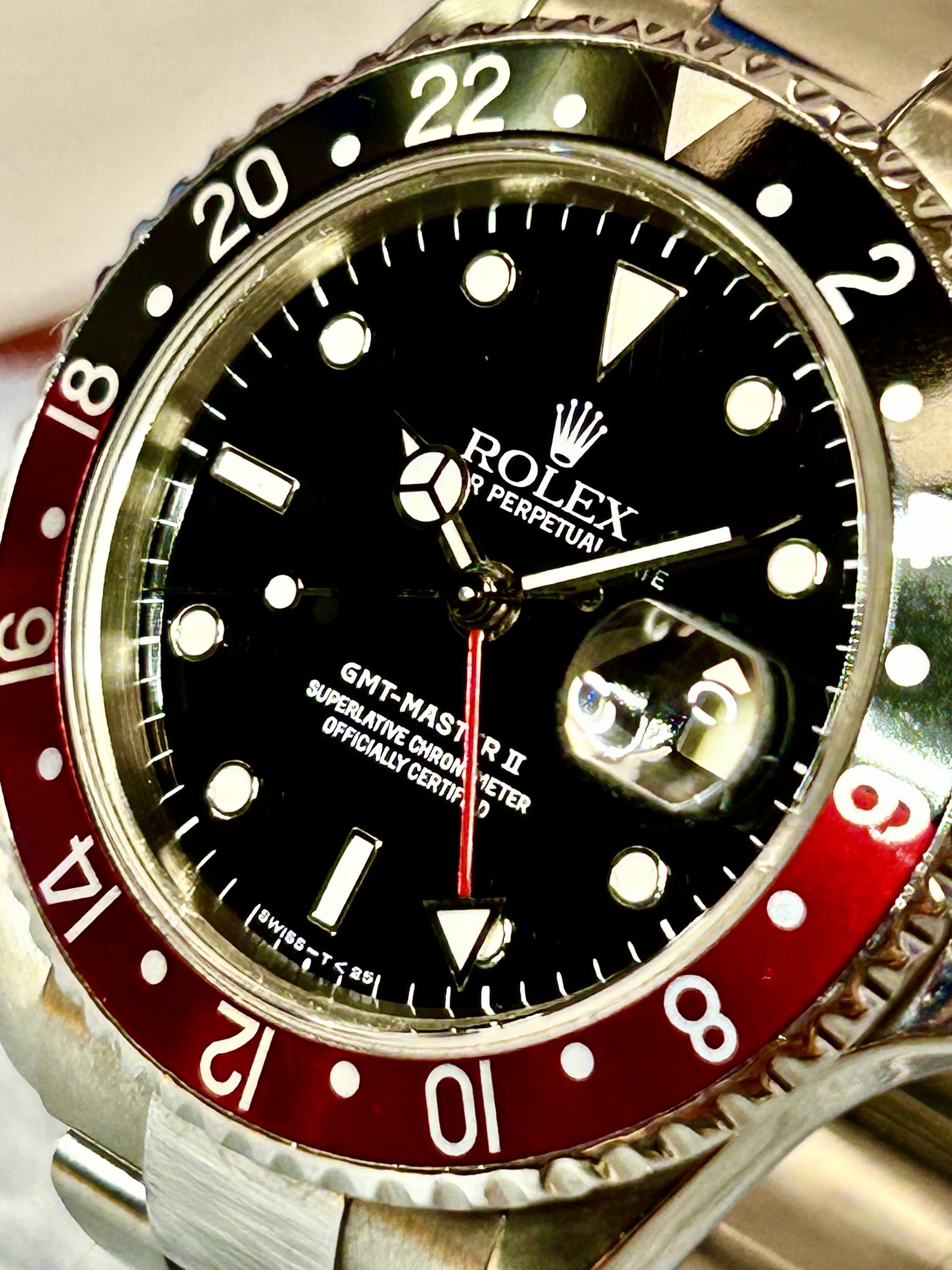 Solgt - Rolex GMT-Master II “Coke” – 1993-modell | Strøkent eksemplar - Bilde 16