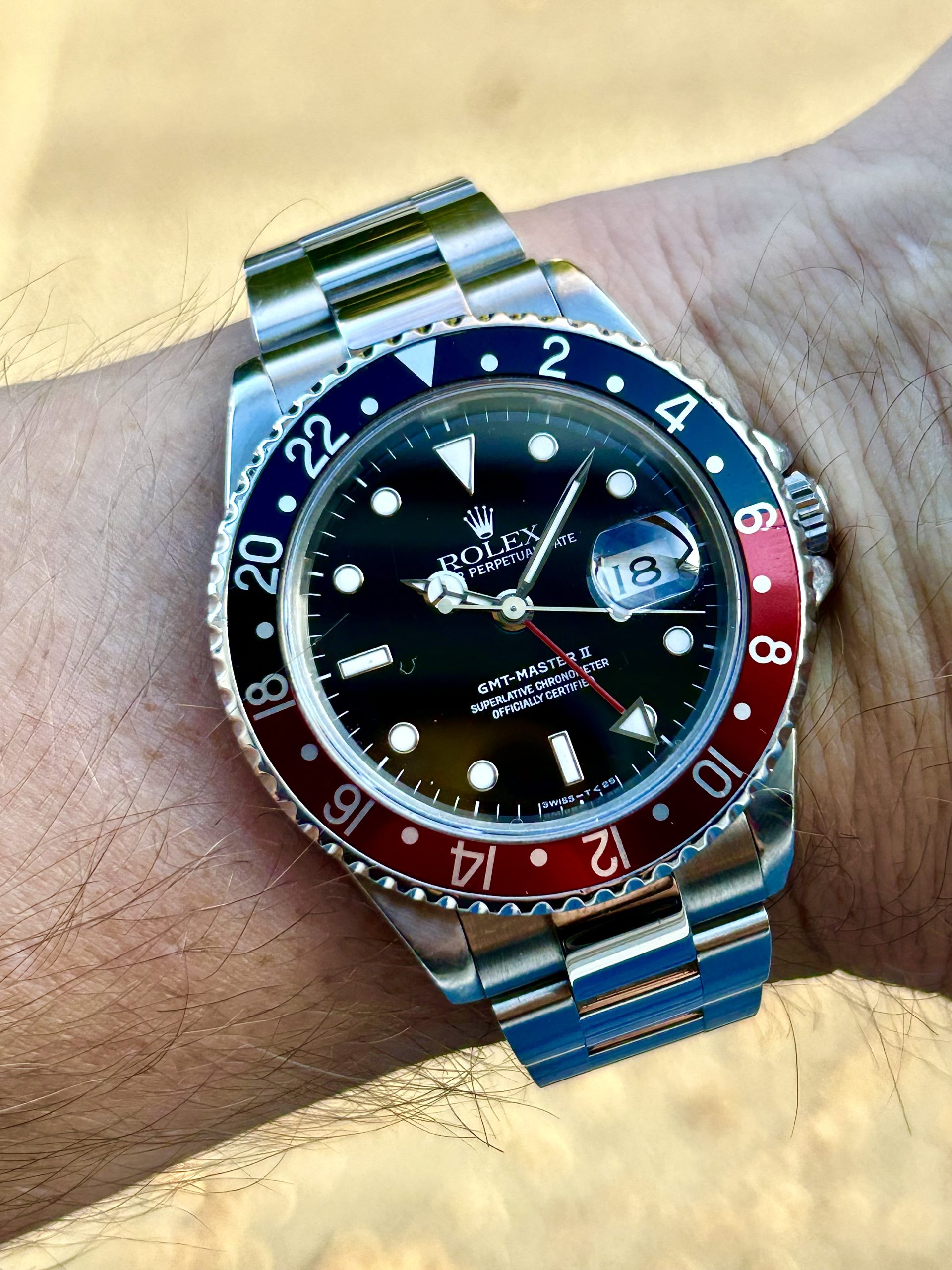 Solgt - Rolex GMT-Master II “Coke” – 1993-modell | Strøkent eksemplar - Bilde 11