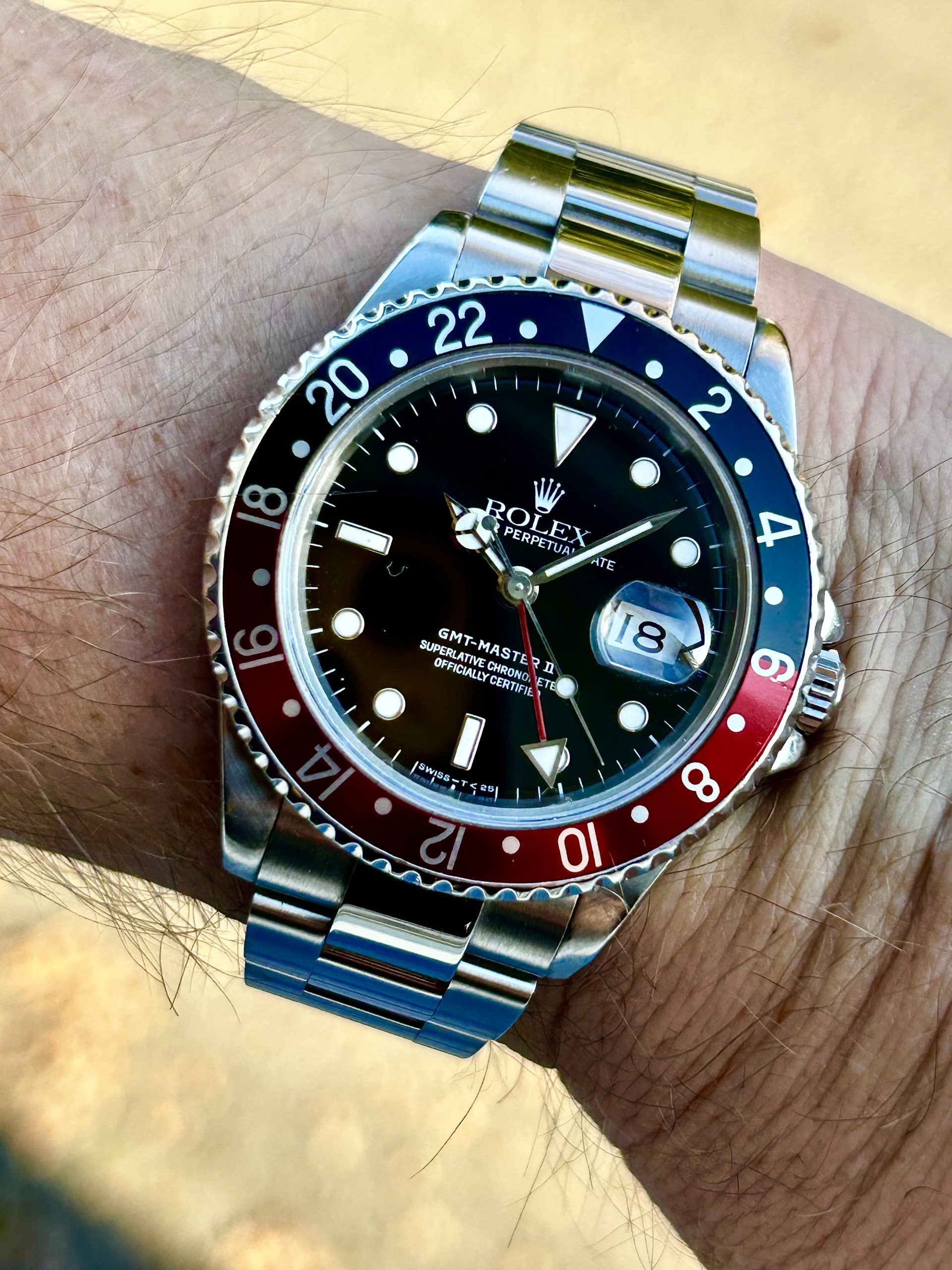 Solgt - Rolex GMT-Master II “Coke” – 1993-modell | Strøkent eksemplar - Bilde 7