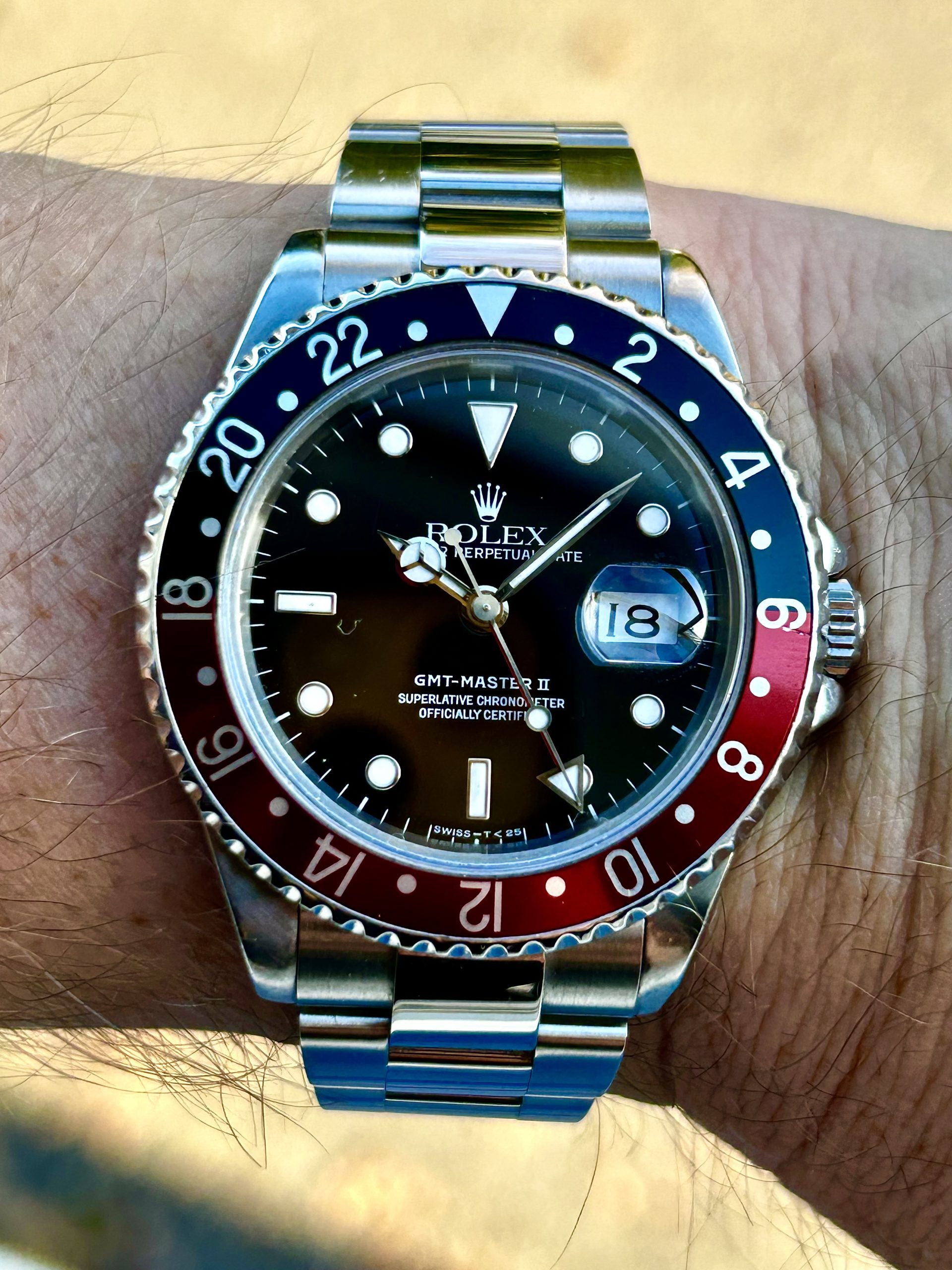 Solgt - Rolex GMT-Master II “Coke” – 1993-modell | Strøkent eksemplar - Bilde 6