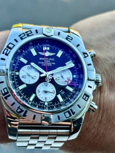 Solgt! Breitling Chronomat GMT AB0413 2017 modell