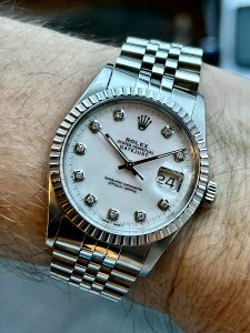 SOLGT! Rolex Datejust 16030 - Diamant – 1985 36mm