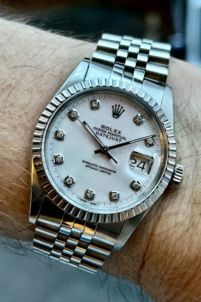 SOLGT! Rolex Datejust 16030 - Diamant – 1985 36mm