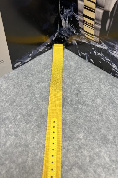 NATO strap med spenne gul 20mm