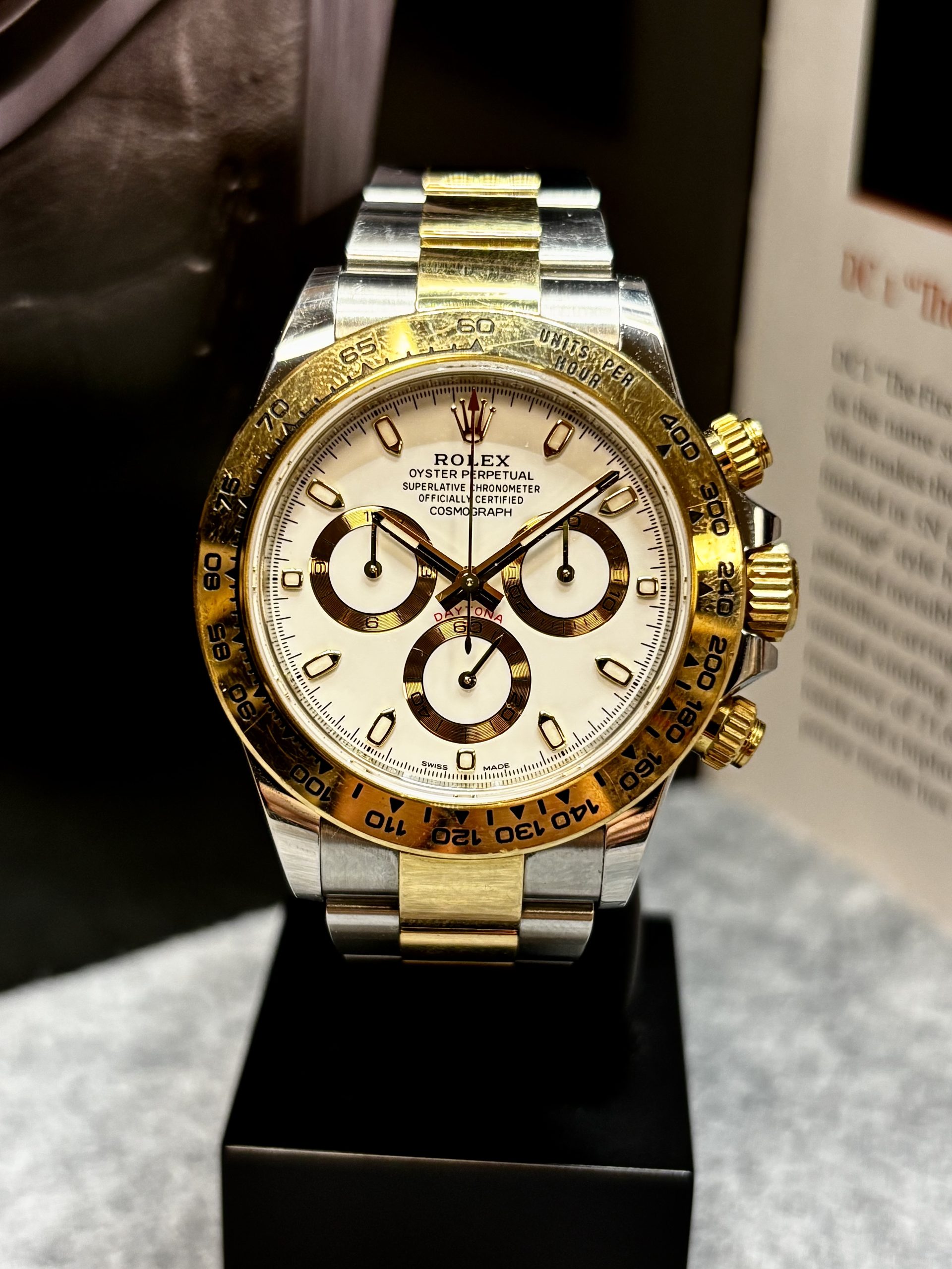 Rolex Cosmograph Daytona – Gull/Stål 2021 - Bilde 4