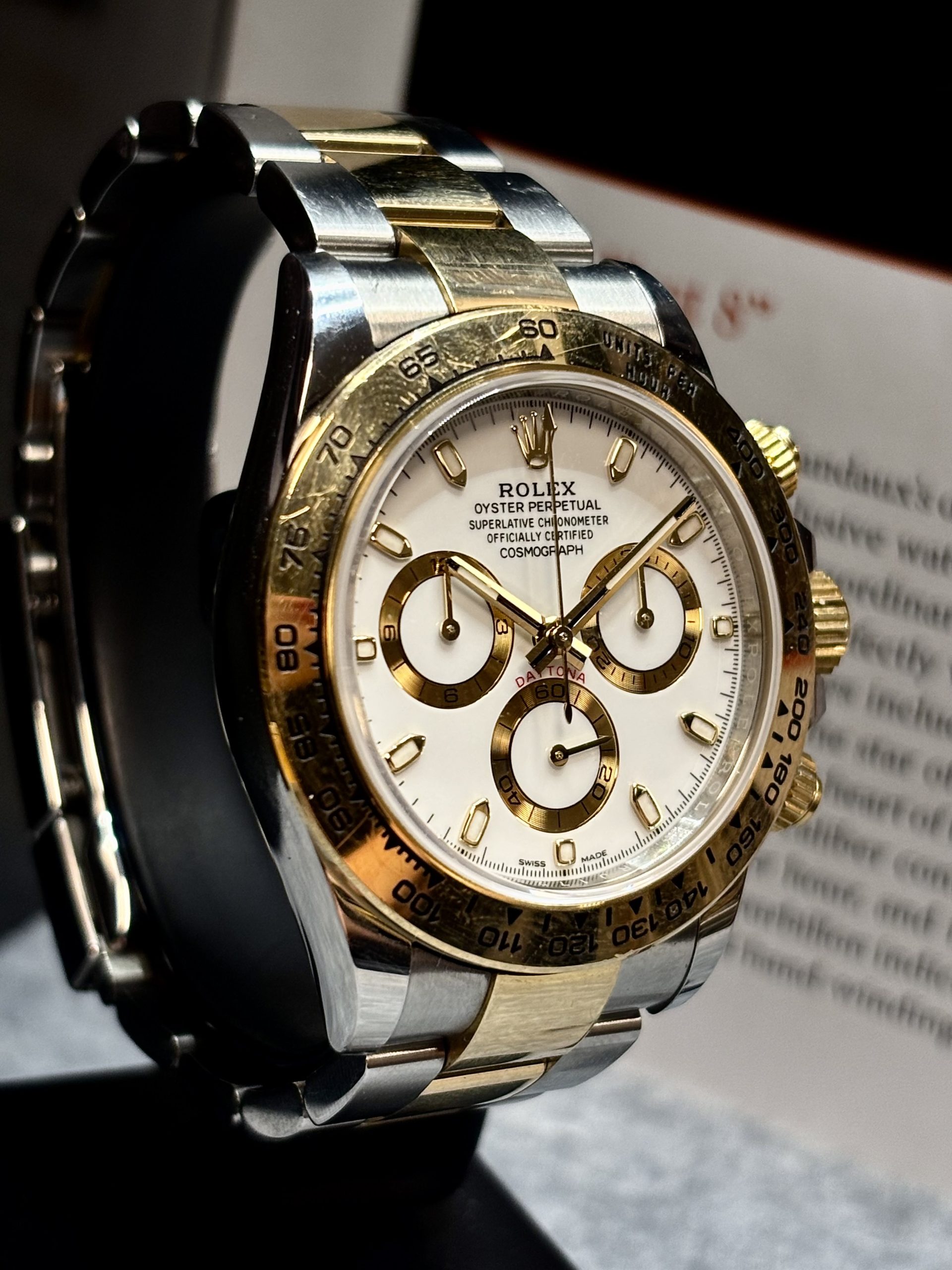 Rolex Cosmograph Daytona – Gull/Stål 2021 - Bilde 3