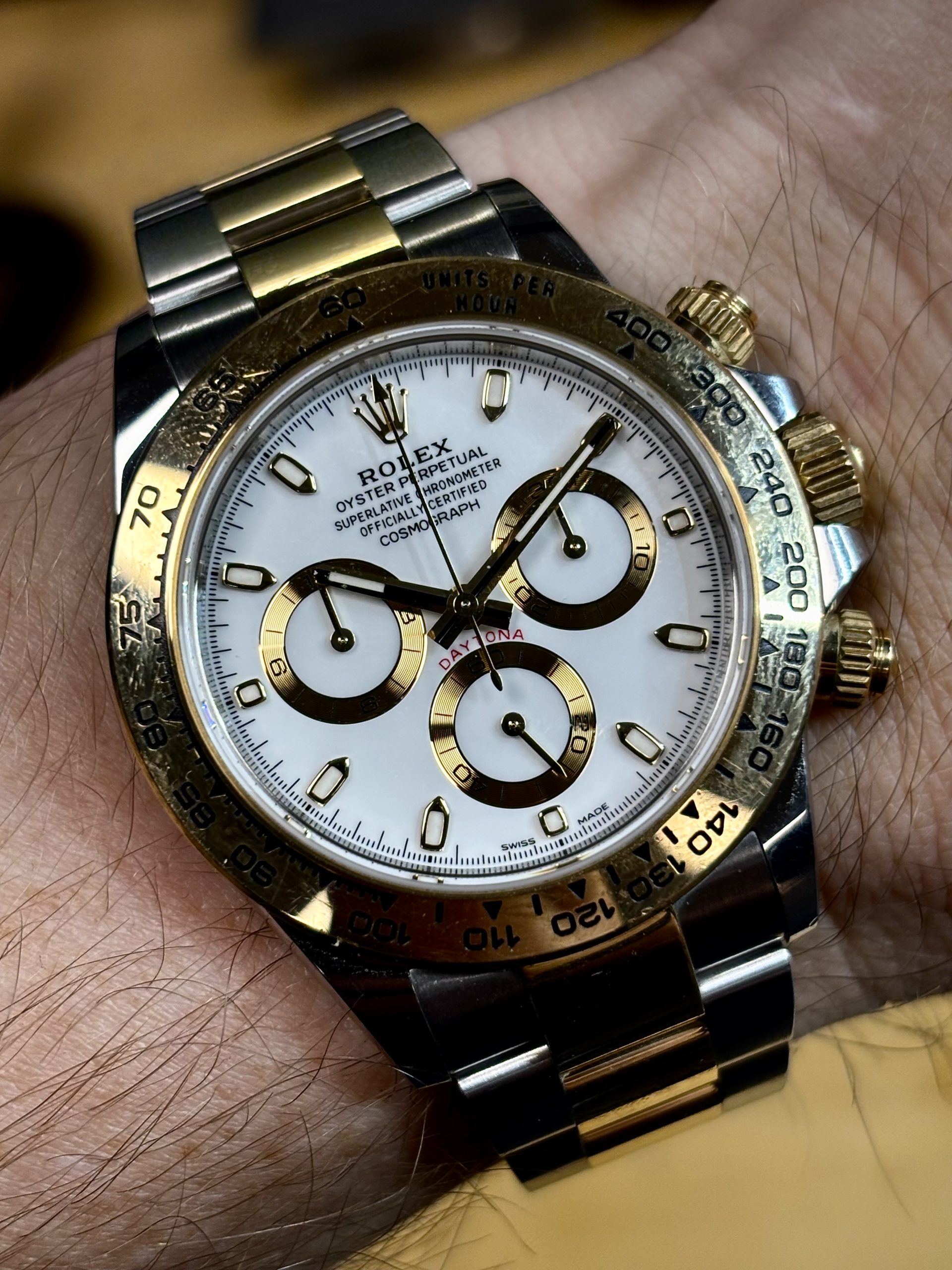 Rolex Cosmograph Daytona – Gull/Stål 2021