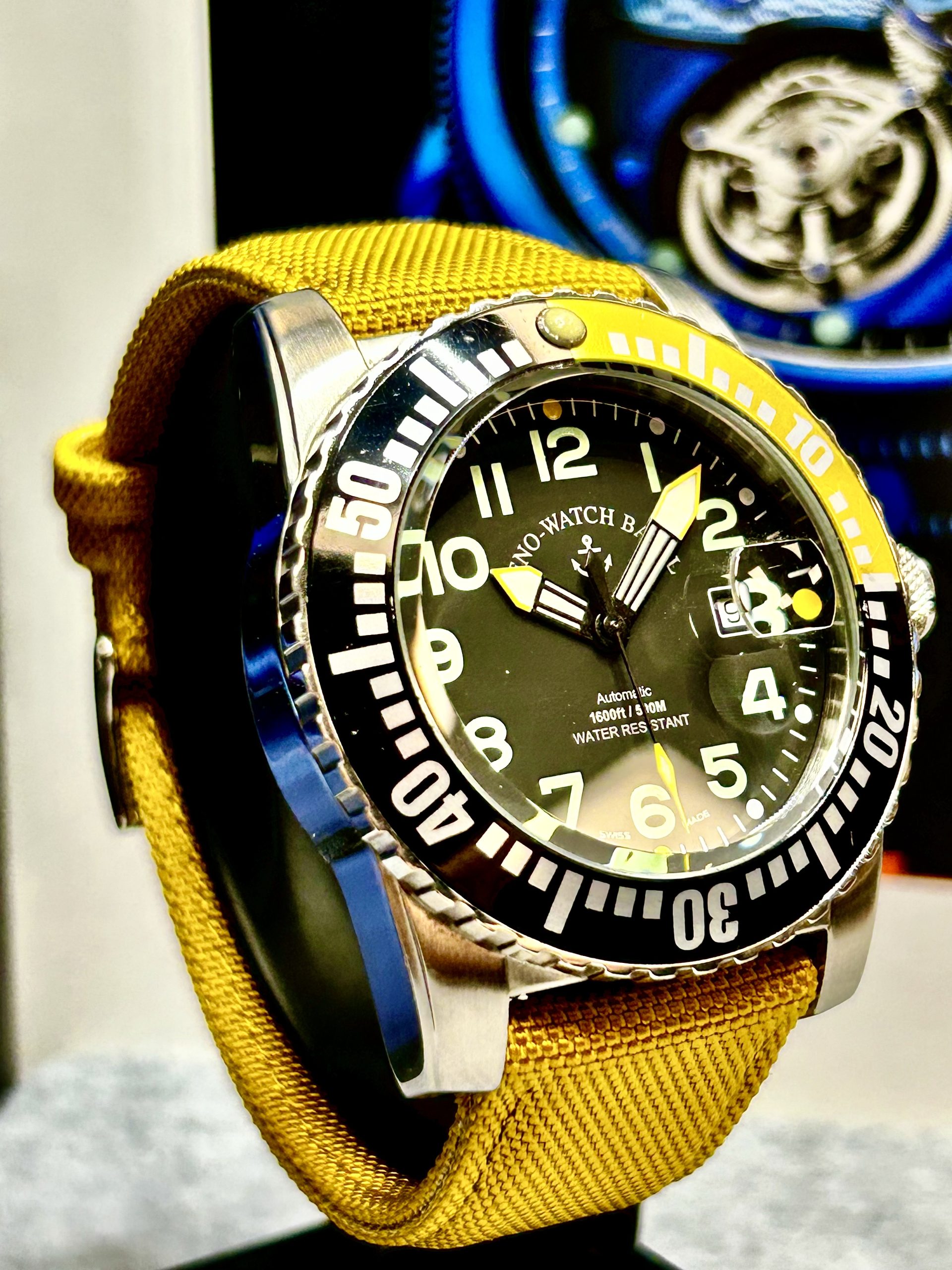 ZENO AIRPLANE DIVER WORLD TIME AUTOMATIC – 2005 - Bilde 2