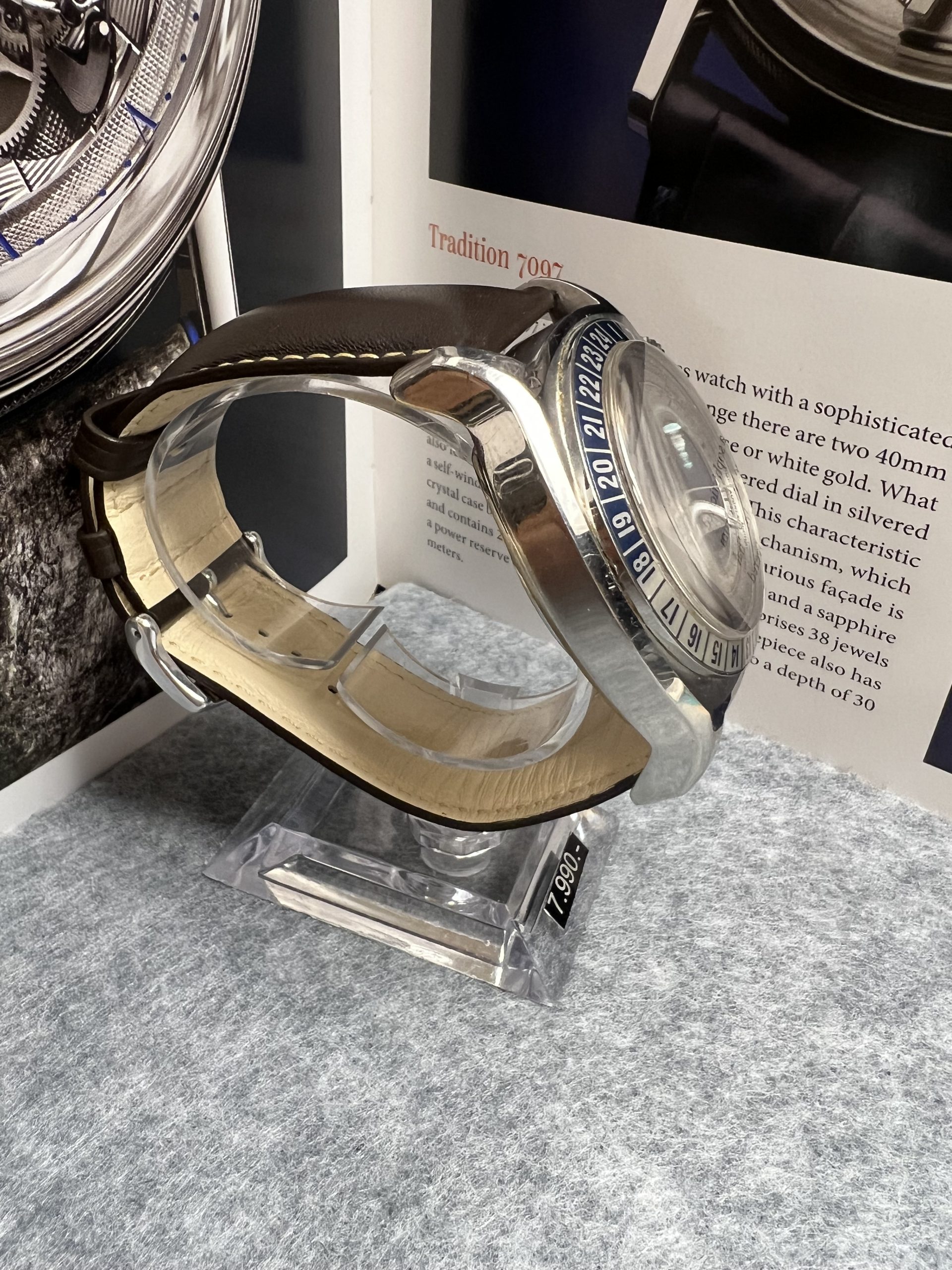 Zodiac Desert Master Blue ZO7000 – GMT World Timer – Tidlig 2000-tall - Bilde 2