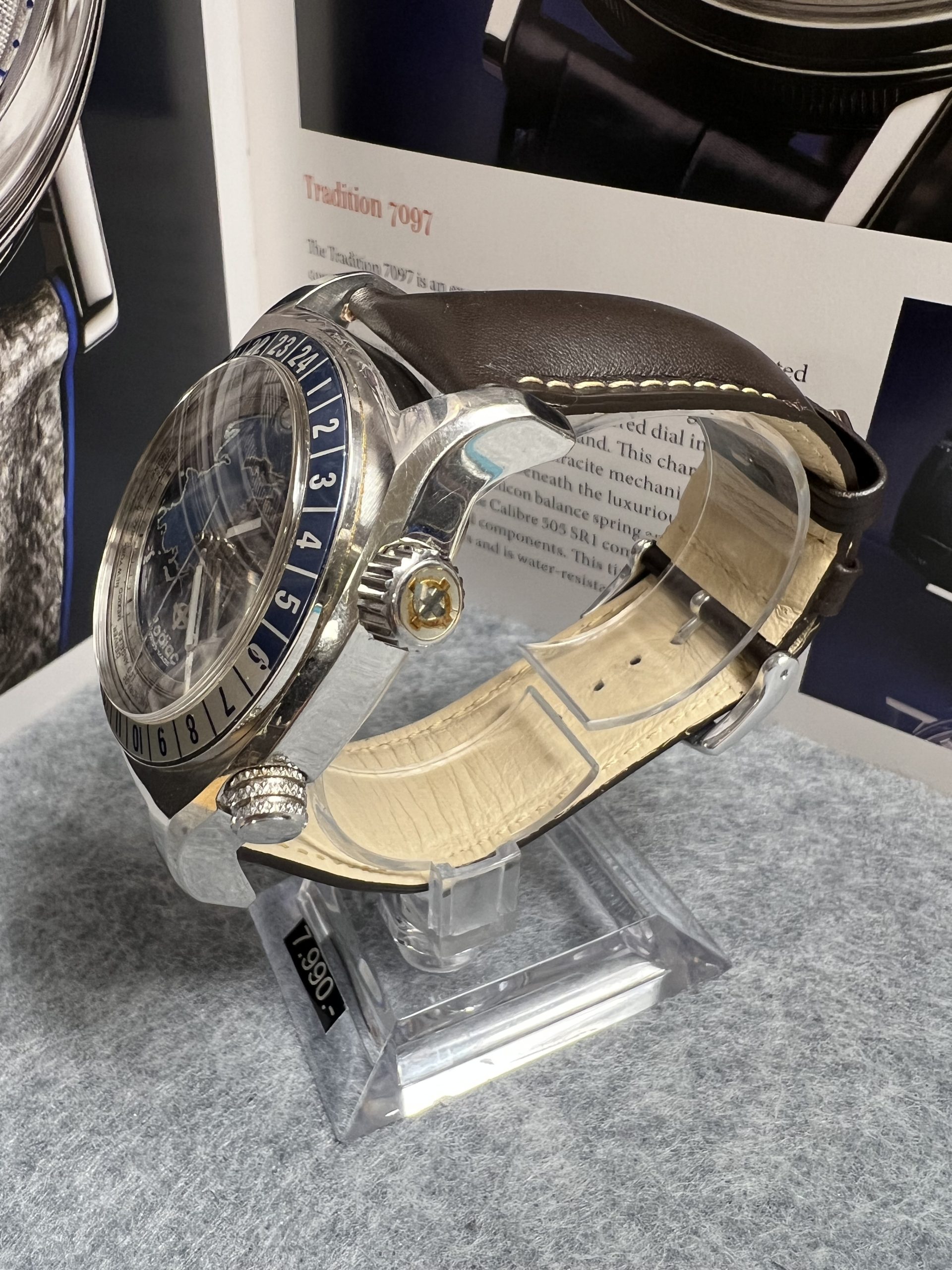 Zodiac Desert Master Blue ZO7000 – GMT World Timer – Tidlig 2000-tall - Bilde 3