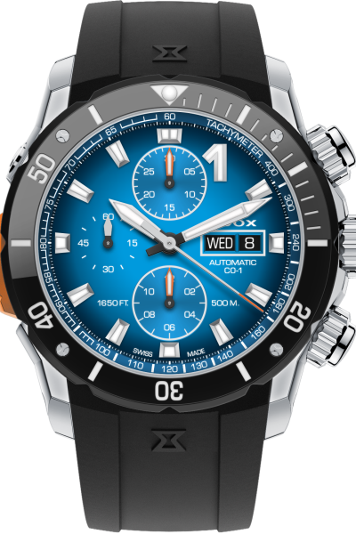 Edox CO-1 Chronograph Automatic With Bezel Lock