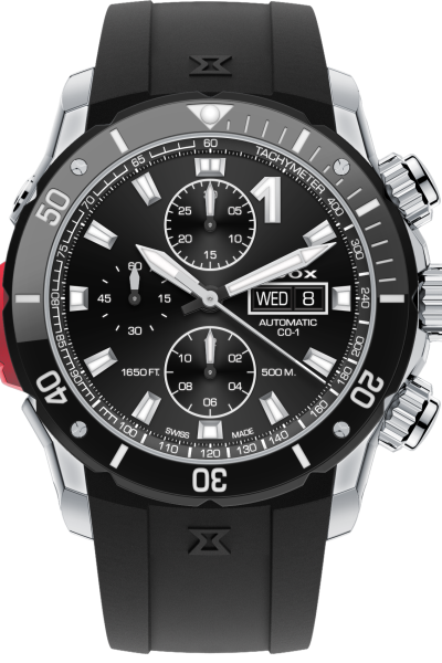 Edox CO-1 Chronograph Automatic With Bezel Lock