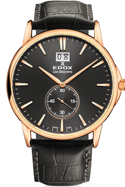 Edox Les Bémonts Big Date Small Second
