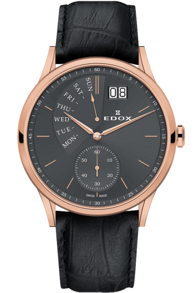 Edox Les Vauberts Day Retrograde