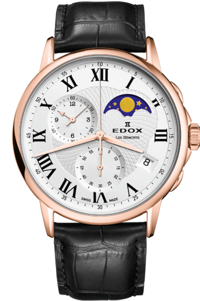 Edox Les Bémonts Chronograph Moon Phase