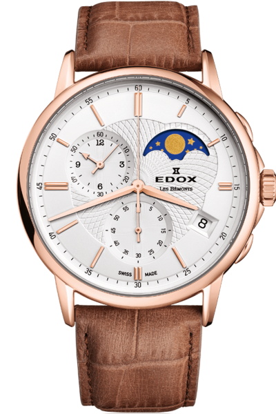 Edox Les Bémonts Chronograph Moon Phase